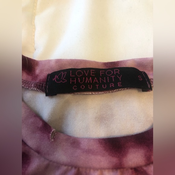 Love for Humanity Couture Tie-Dye Active Tank. Size S. - Picture 4 of 4